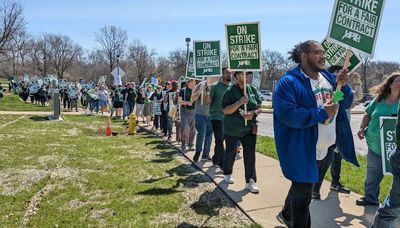 As faculties of three public universities across Illinois strike, union leaders are calling on Gov. J.B. Pritzker to intervene