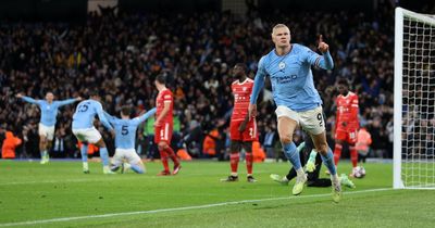 Erling Haaland did the unexpected to give Man City control against Bayern Munich