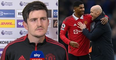 Erik ten Hag overlooks Harry Maguire's comments after irritating Marcus Rashford