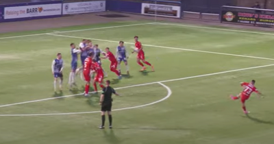 Kai Kennedy scores Falkirk free-kick stunner as on loan Rangers man bags double at Montrose