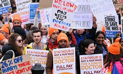 ‘Joining the picket line is a last stand’: junior doctors on the four-day strike