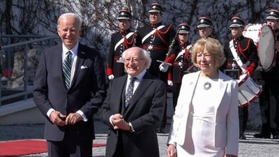 Biden visit – latest news: Security document for US president trip ‘found lying in Belfast street’