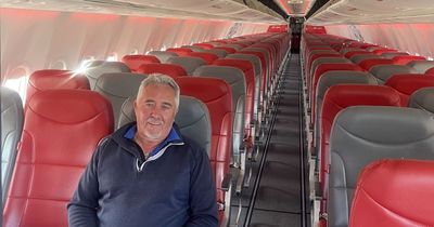 Dad feels 'like a king' after he's the ONLY passenger on empty Jet2 flight