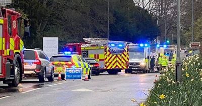 Pensioner, 80, dies in horror three-car crash near Scots hotel