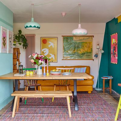 This 1920s semi got the Wes Anderson treatment to create a bright family home