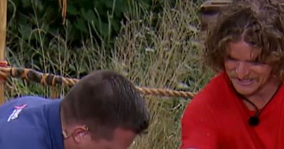 Horrifying moment rugby player bitten by snake during I'm A Celebrity trial