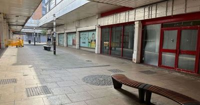 The eerie shopping centre with empty streets and just one store left