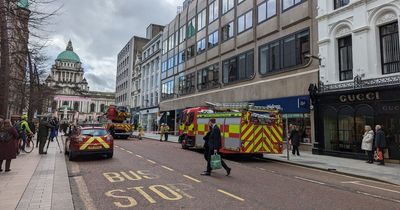 Belfast: Emergency services attend ongoing incident in city centre