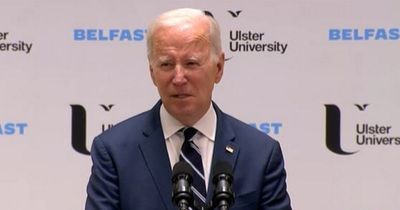 Joe Biden says 'enemies of peace will not prevail' in landmark Belfast speech