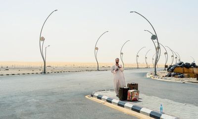 A hitch-hiker in the baking Saudi desert: James Deavin’s best photograph