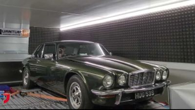 See How Much Power Restored Jaguar XJC V12 Makes On A Dyno