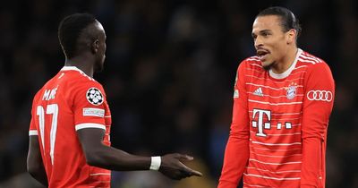 Sadio Mane 'hit' Leroy Sane in dressing room spat after Bayern Munich's Man City humbling