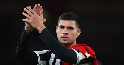 Newcastle star Bruno Guimaraes sends message to two Arsenal players after Liverpool draw