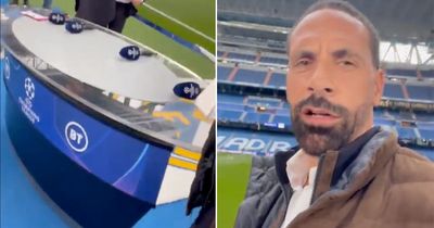 Rio Ferdinand refuses to stand in front of BT Sport cameras: "You can't do that!"