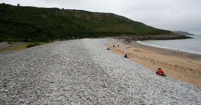 The Welsh beach lined with a spectacular wall of tens of thousands of large pebbles that's well worth the effort getting there