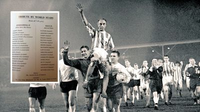 Yashin, Puskas and Di Stefano: Stanley Matthews' testimonial line-up featured the greatest assembly of footballers ever