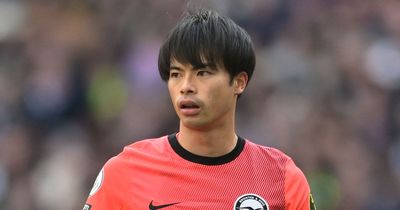 Roberto De Zerbi drops major Kaoru Mitoma transfer hint as Arsenal and Man City eye £50m swoop