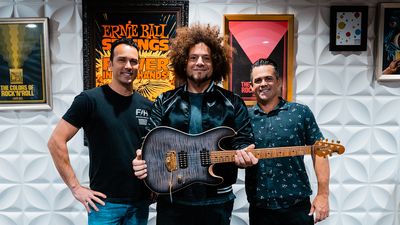 Rabea Massaad signs as Ernie Ball artist, and will help develop future electric guitar models