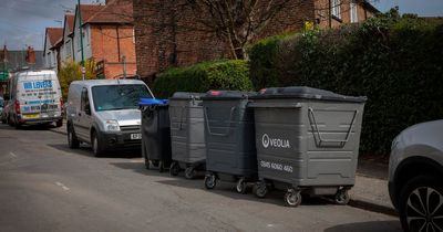 Frustration as four large bins left on Nottingham road attract 'rats and bugs'