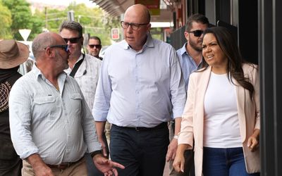 Dutton in clash with journalist over Alice Springs ‘crime crisis’