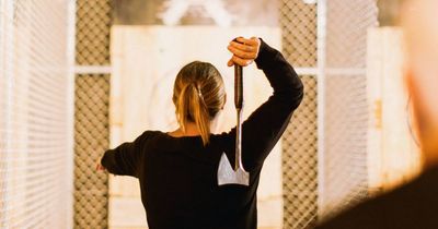 Axe-throwing venue opens in Newcastle to unleash that 'primal feeling'