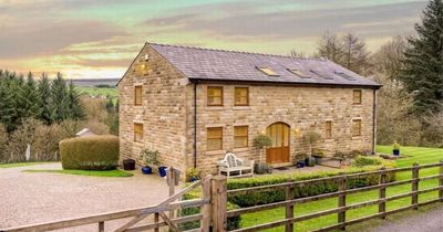 Dream barn house on the outskirts of Greater Manchester nestled between two stunning reservoirs