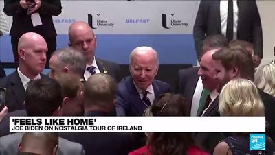 Joe Biden to address Irish parliament after pub visit to celebrate family ties