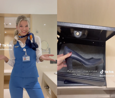 Flight attendant praised for ‘perfect’ hotel room hack