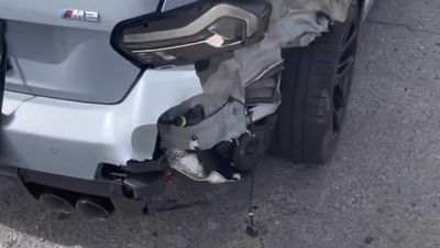 See The Aftermath Of What Might Be The First 2023 BMW M2 Crash