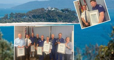 Daring boating rescues and helicopter crash operation sees crew recognised