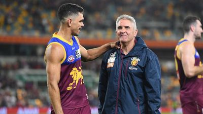 Brisbane Lions coach Chris Fagan frustrated by lack of repercussions for online racist abuse directed at Charlie Cameron