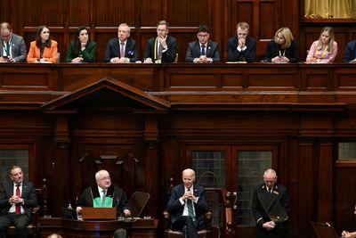 An emotional Biden tells Irish parliament: 'I'm home'