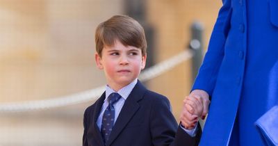 Royal fans spot adorable detail on Prince Louis' suit at special church service