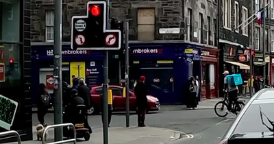 Edinburgh Deliveroo riders filmed among cyclists flouting red lights