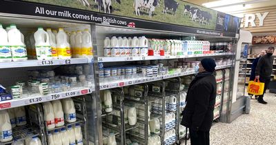 Tesco drops milk cost for first time in three years as prices locked on 1,000 items