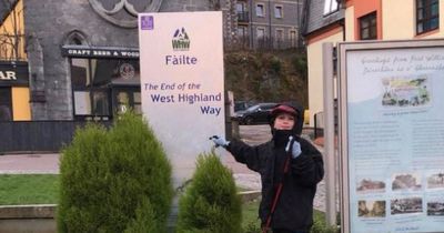 Glasgow 6-year-old given hero's welcome after 96-mile trek for food bank charity