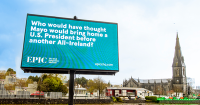 Billboard brilliantly pokes fun at Mayo's lack of All-Ireland success ahead of Joe Biden visit