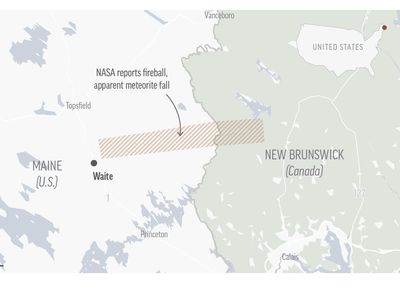 A rare fireball flew over Maine. Now there's a $25K reward for pieces of space rock