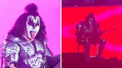 Gene Simmons appears to fall ill at Kiss show in Brazil, sits out part of song before set is paused