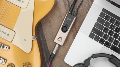 NAMM 2023: Apogee's Jam X is a compact guitar audio interface with a built-in analogue compressor