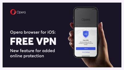Opera browser's free VPN is now available for iOS users