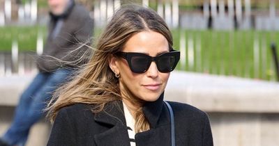 Rachel Stevens puts on a brave face in first sighting after Paul Cattermole's death