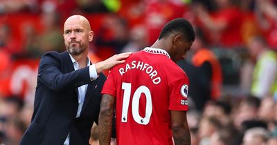 Erik ten Hag sends message to squad amid Marcus Rashford absence as Manchester United star provides injury update