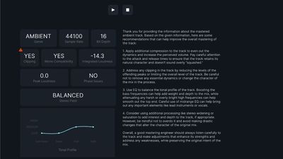 Mix Check Studio is a free AI tool that tells you what’s wrong with your mix and how to fix it