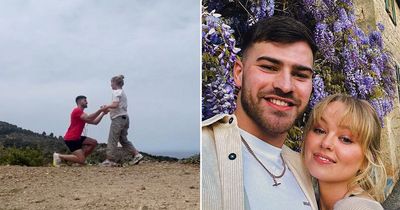 Owen Warner confirms romance with Jason Donovan's daughter with fake proposal video