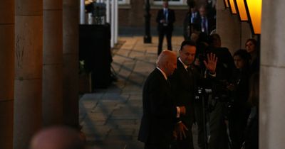 Leo Varadkar thanks Joe Biden for 'coming home' during Dublin Castle banquet