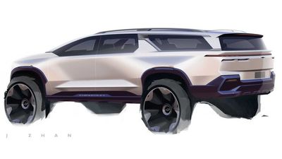 GM Design Shares Sketch Of SUV With Curious Camaro Styling Cues