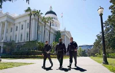 Police hunting man who fired shots at hospital and made ‘credible threats’ against California capitol
