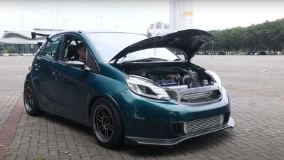 Tuned 400-HP Honda Hatchback Smaller Than Fit Packs Some Serious Punch