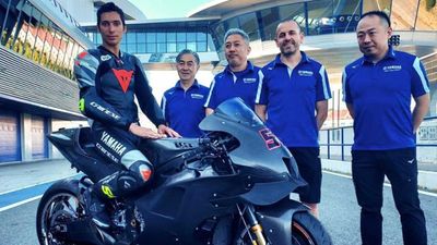 2021 WSBK Champ Toprak Razgatlioğlu Tests The Yamaha M1 MotoGP Race Bike